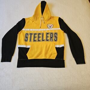 NFL Team Apparel Pittsburgh Steelers Hoodie Pullover Size Adult Small